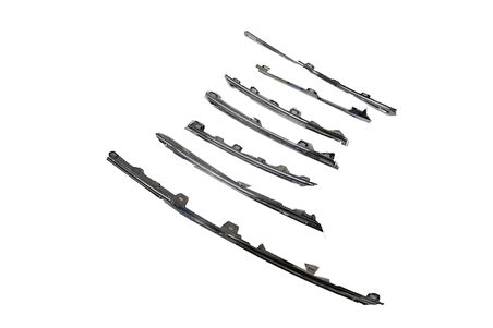 Renault Talısman- 16/20; Ön Panjur Nikelaj Çıtası (7 Parça Set) (Tyg) (Oem No: 960103680R)