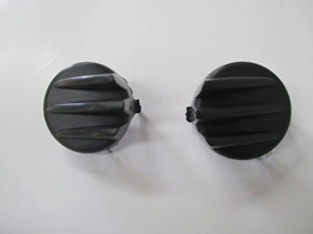 Cıtroen Jumpy- 07/12; Sis Lamba Kapağı Siyah Sağ/Sol Set (2 Parça) (Italya) (Oem No: 7414Fh)
