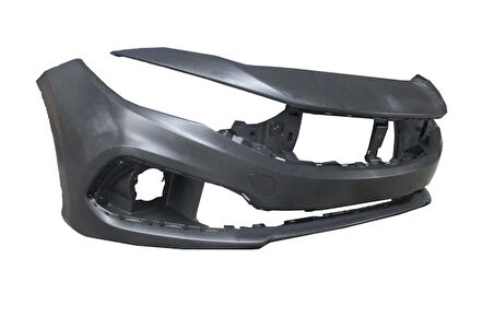 Fıat Egea- Sd/Hb- 21/24; Ön Tampon Siyah Takviyesiz (Çeki Demiri Kapaklı/Sis/Panjur Delikli) (Oem No: 735750650T)