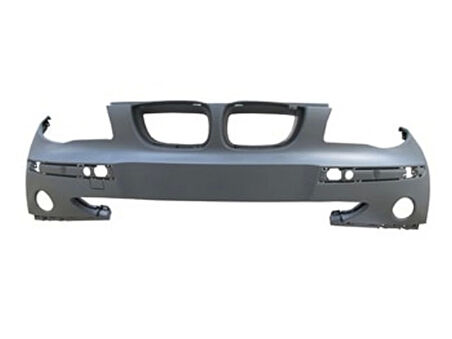 2004-2008 Bmw 1 Serı E87- Ön Tampon (Astarlı Sis-Bant Delikli-Far Yıkama Deliksiz)(Tüv)(Tyg) (Adet) (Oem No:51117136632)