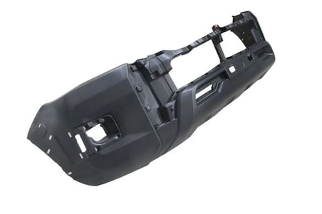 Toyota Hılux- Pıck Up- 20/24; Ön Tampon Siyah Sis Delikli (Invıncıble) (Fpı) (Oem No: 52119-Yp918)