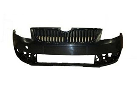 2013-2017 Skoda Octavia Ön Tampon Gri (Sis-Panjur Delikli-Far Yıkama Deliksiz Tyg) (Adet) (Oem No:5E0807217)