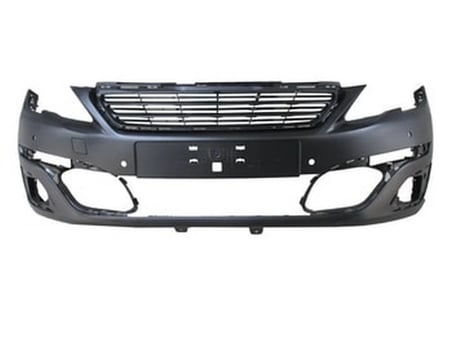 2015-2017 Peugeot 308 Ön Tampon Siyah (Astarlı Üst Panjurlu Sensör Delikli-Far Yıkamasız(Actıve Model (Adet) (Oem No:1610742180)