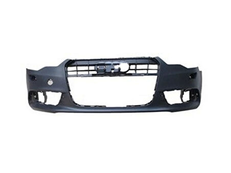 2012-2014 Audi A6 Ön Tampon (Astarlı Sensör Deliksiz-Far Yıkama Delikli-Sis Delikli Tw) (Adet) (Oem No:4G0807065Gru)