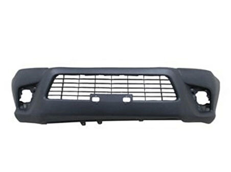 2015-2018 Toyota Hilux Pıck Up- Ön Tampon Siyah (Panjurlu Sis Delikli (4X2-4X4) (Lm) (Adet) (Oem No:521190K840)