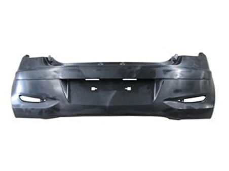 2011-2012 Hyundai I10 Arka Tampon Siyah (Reflektör Delikli) (Adet) (Oem No:866110X220)
