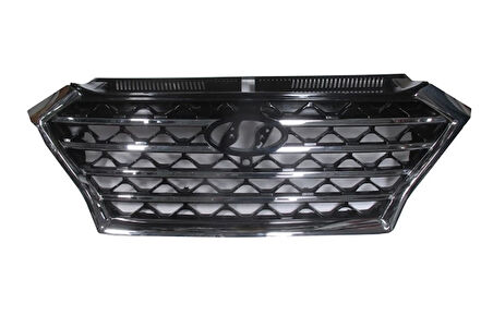 Hyundaı Tucson- 19/20; Ön Panjur Nikelajlı/İç Petekleri Siyah/Sensör Deliksiz/Kamera Delikli(Fpı) (Oem No: 86350-D7600)