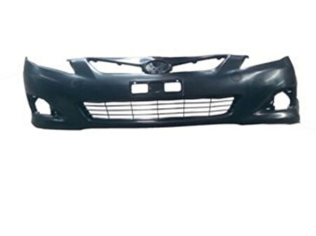 2007-2010 Toyota Corolla E150 Ön Tampon Siyah (Sis Delikli-Izgaralı-Çeki Demiri Kapaklıfar Yıkamasız) (Adet) (Oem No:5211902979)