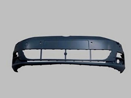 2013-2017 Volkswagen Golf 7 Ön Tampon Siyah (Sis-Panjur-Sensör-Far Yıkama Delikli) (Sımyı) (Adet) (Oem No:5G0807217Btgru)