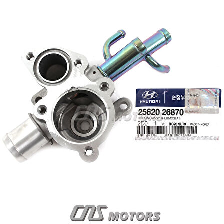 Termostat Kapagı Alt Termostat Yuvası : Alt Kore Accent Era 1,6 Benzın 2006- (Oem No: 2562026870)