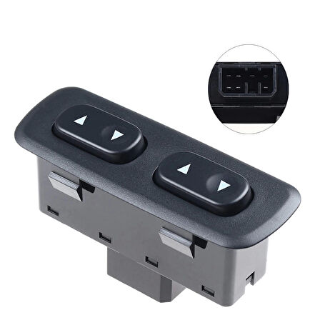 Cam Dügmesı Cam Açma Dügmesı Sol Kore Accent Benzın 1995-1999 (Oem No: 9357022000)