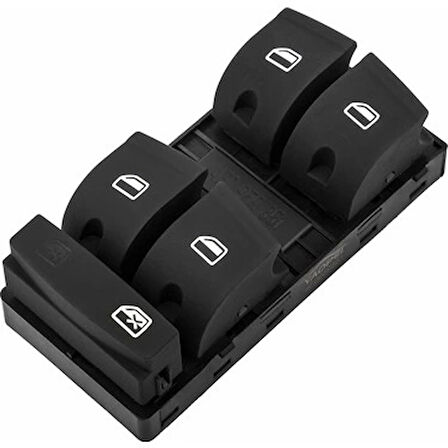 Cam Dügmesı Dörtlü / Kromsuz Vw A3-A6-Q7 Bm 05-15 (Oem No: 4F0959851)