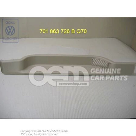 Basamak Plastıgı Sag Sürgülü Kapı Vw Transporter T4Bm 91-03 (Oem No: 7D0863726C)