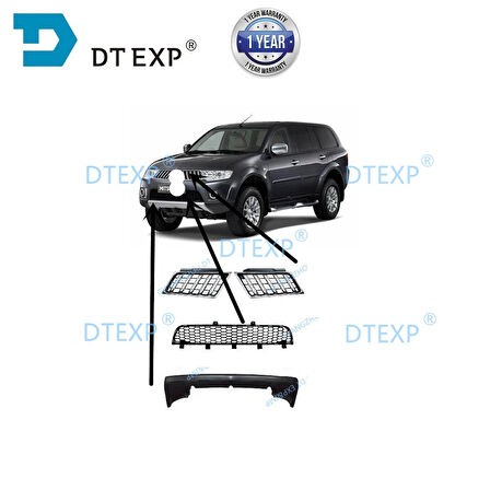 Tampon Alt Parça Ön L200 10-13 (Karlık)  Siyah (Oem No: 6400B344)