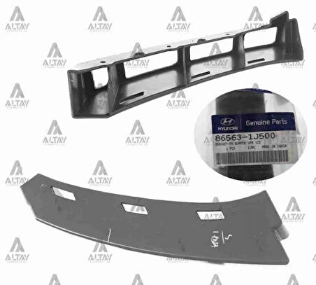 Tampon Bağlantı Braketi İ20 Ön 2012-2014 Üst Sol (1 Adet) (Oem No: 86563-1J500)