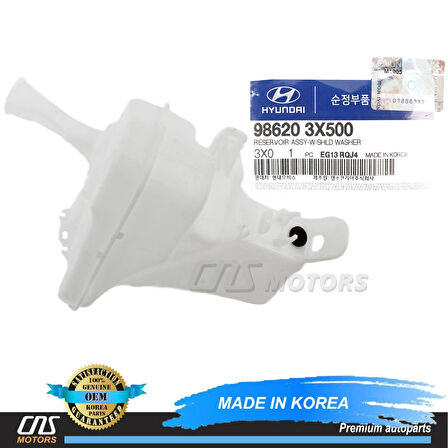 Su Fıskiye Deposu Elantra 14-16 (Oem No: 98620-3X500)