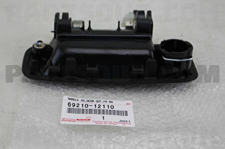 1988-1992 Toyota Corolla Ae92 Ön Kapı Dış Açma Kolu Sağ Siyah  (Adet) (Oem No:6921012110)