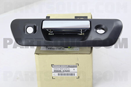 Bagaj Açma Kolu Navara 16-19 Siyah Çift Delik (Oem No: 90606-4Jg0C)