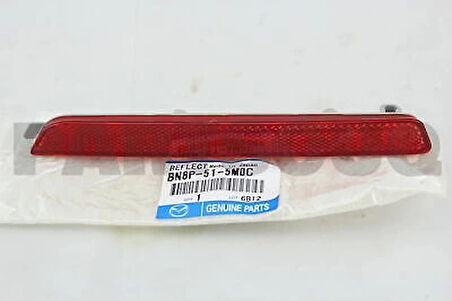 Reflektör Tampon Mazda 3 06-09/Mazda 6 08-11 Arka  Sol (Oem No: Bn8P-51-5M0C)