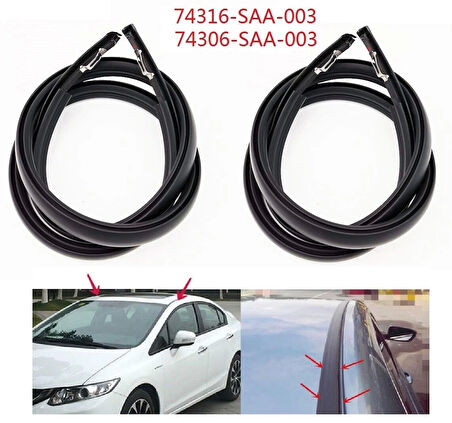 Çıta Tavan Oluk Jazz 02-07 Sol (Oem No: 74316-Saa-003)