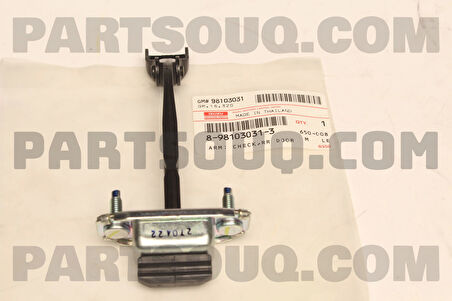 Kapı Gergisi D Max 12-16 Arka R-L (Oem No: 898103031/3)