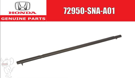 Honda Civic 2006-2012 Cam Sıyırıcı Fd6 Arka Kapı Dış Sol (Siyah) (Oem No: 72950-Sna - A01)