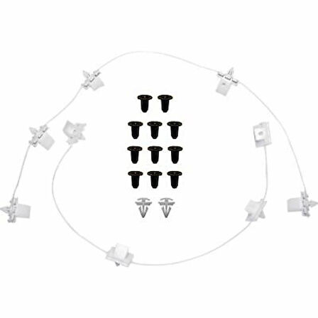 Marsbıyel Klıps Setı Sol Vw Passat Bm 10-15 (Oem No: 3Aa898813A)