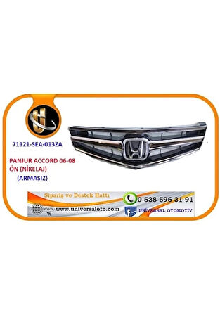 Panjur Accord 06-08 Makyajlı (Oem No: 71121-Sea-013Za)