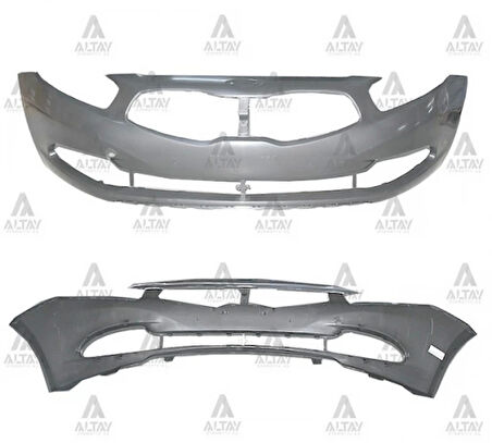 2012-2015 Kia Ceed Ön Tampon Siyah (Panjur-Sensör Deliksiz)(Tüv)(Tyg) (Adet) (Oem No:86511A2000)