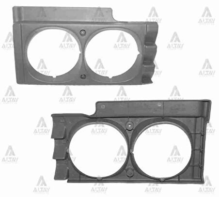 1990-1997 Mitsubishi Canter Fe449 Far Çerçevesi Sol Siyah (Tyg) (Adet) (Oem No:Mb392825)