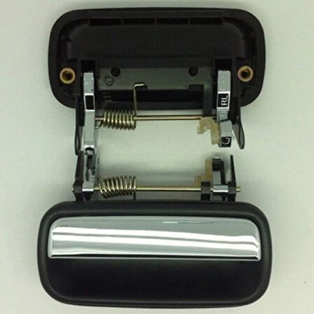 Kapı Kolu Hilux 1998-2005 Arka Dış Siyah+Krom Sol (Oem No:69240-35150) (Adet)