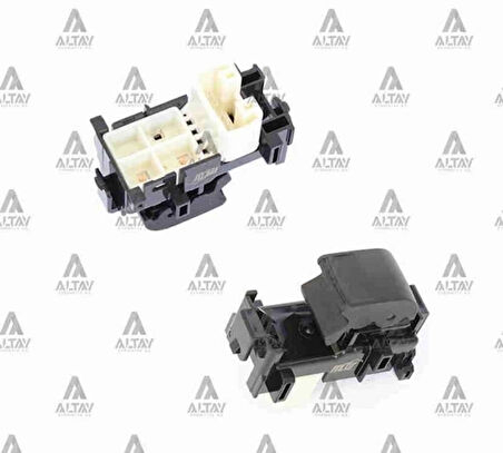 Düğme Cam Açma Corolla 06= Ön Sağ  Rav4  Yaris 06= (1 Adet) (Oem No: 84810-52030)