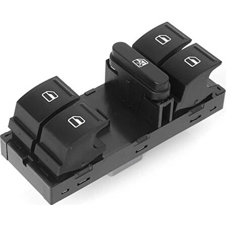 Düğme Cam Açma Golf5 / Golf6 / Golf7 / Jetta / Passat / Polo 04Sonrası (Dörtlu) (Oem No: 1K4959857B)