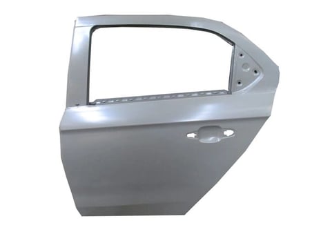 Citroen C Elysee 2017-2024 Arka Kapı Komple Sol Gri Boyalı (Tw) (Oem No: (9675190780))