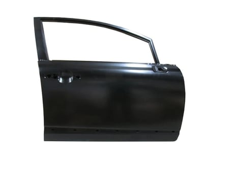 Honda Civic Sedan 2006-2011 Ön Kapı Komple Sağ Siyah - Band Delikli - Çelik Barlı (İceli - Çekomastikli) (Tw) (Oem No: (67010-Sna - A00Zz))