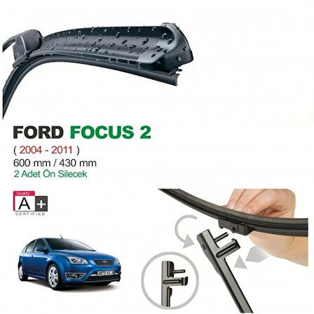 Focus 2005  Silecek Süpürgesi Ön Takım Muz Tipi (Takım) (Oem No:6M6J S17528 Aa)