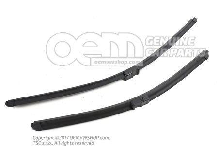 Golf5 Jetta Caddy 2004 2006 Silecek Süpürgesi Ön Takım 3397118936   119355  (600 X 475 Mm) (Muz Tıp) (Oem No:8P0998002)