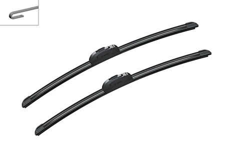 Silecek Süpürgesı Ön Takım Tk ( 530 / 500 Mm ) Renault Sembol Iıı/Duster/Logan/Sandero Bm 12- (Oem No: 30863702)
