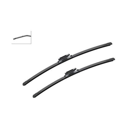 Silecek Süpürgesi Takım Kangoo 08Sonrası / Cıtan 12-21 / Saab 9-5 05-09 Aerotwın (600+550Mm) (Oem No: 7701068753)