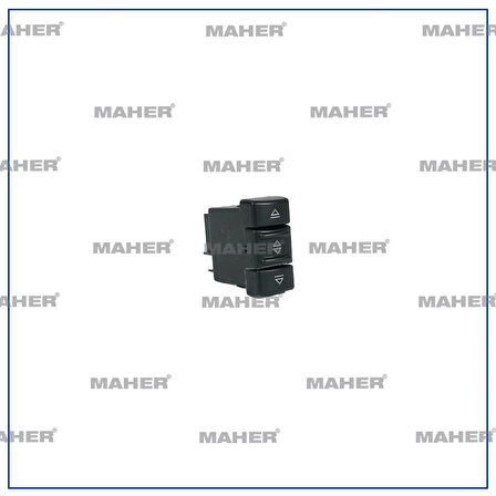 Cam Açma Düğmesi R19 (Çiftli) Sol (Oem No:7700817339)