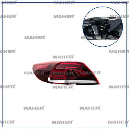 Stop Lambası Cc 2012-2017 Dış Sol (Oem No:3C8945207Ad)