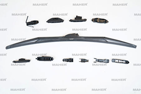 Silecek Süpürgesi Tek Tip Üniversal 11 Aparatlı 26 Hybrıd (650Mm)