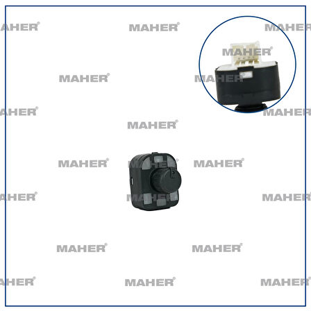 Düğme Ayna Ayar A3 / A4 / A6 / A8 / Q7 2004-08 (Oem No:8E0959565A)