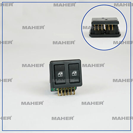 Cam Açma Düğmesi Doğan L / Uno (Çiftli) Sol (Oem No:181449680)