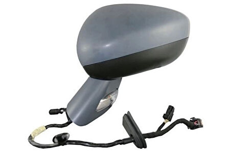 Citroen C3 Ds3 Elektrikli Ayna 2009-2012 Astarlı Kör Noktalı  Krom Ayaklı Sol (Oem No:8154As)
