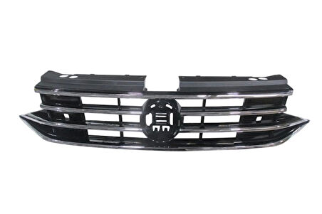 Volkswagen Tiguan- 2021-2024  Ön Panjur Siyah Nikelaj Çıtalı (Lıfe/Elegance)(Tyg) (Oem No:5Na853651Bezll)