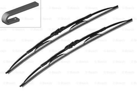 Kore Tüm Modeller/Trajet 2000- Silecek Süpürgesı Ön Takım Twin Silecek Seti - [ 650 / 550 Mm ] (Oem No:3397010302)