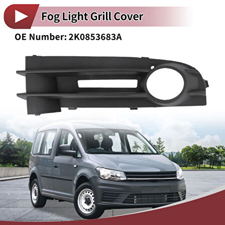 Vw Caddy 2004-2010 Sis Far Kapağı Sağ Sis Far Delıklı (Oem No:2K0853683A)