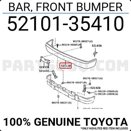 Tampon Hilux Ön  1998-2001 Ln-145 Krom (Oem No:5210135410)