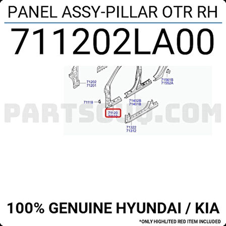 Direk Sacı Dış I-30 2007-2011 Ön Sağ (Oem No:711202La00)